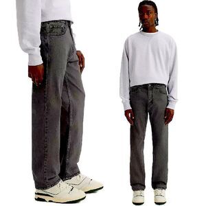 Levi’s 505 Regular Fit Jeans in Fly on the Wall Black Stretch Size W38 x L30